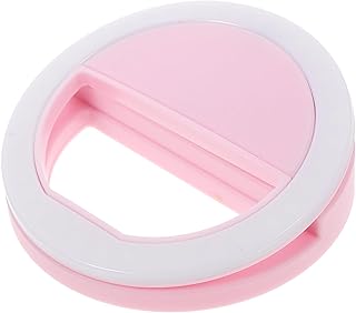 HOMOBABE Anillo de LED con Clip Iluminación Teléfonos Tablets y Laptops Portátil y Práctico Maquillaje y Vlogs