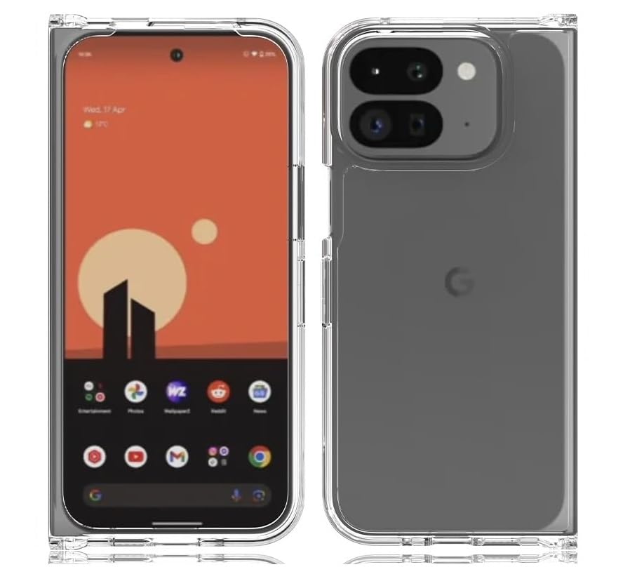 HITFIT Shockproof PC Lightweight Protective Phone Unbreakable Hard Glass Case for Google Pixel 9 Pro Fold 5G / Google Pixel Fold 2 5G - Transparent (B0DCZY9PHT) Amazon Price History, Amazon Price Tracker