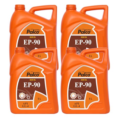 Image of PALCO EP 90 Extreme Pressure Gear Oil for Gear Box 5 Litre (Pack 4) | API GL 4 Gear Oil for Cars, Buses & Trucks High Performance Heavy-Duty for Smooth Transmissions, Superior Protection