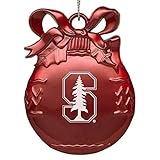 Stanford University - Pewter Christmas Tree Ornament - Red