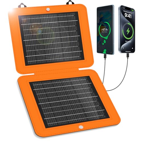 SOLUPUP Solar Panels, 10W Small Solar Charger with 5V USB-A