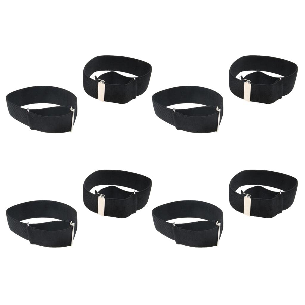 8x Adjustable Anti Slip Elastic Shirt Sleeves Holder Armband Arm Garter Band |Clothing Shoes & Accessories | Mens Accessories | Key Chains Rings & Cases-image-21