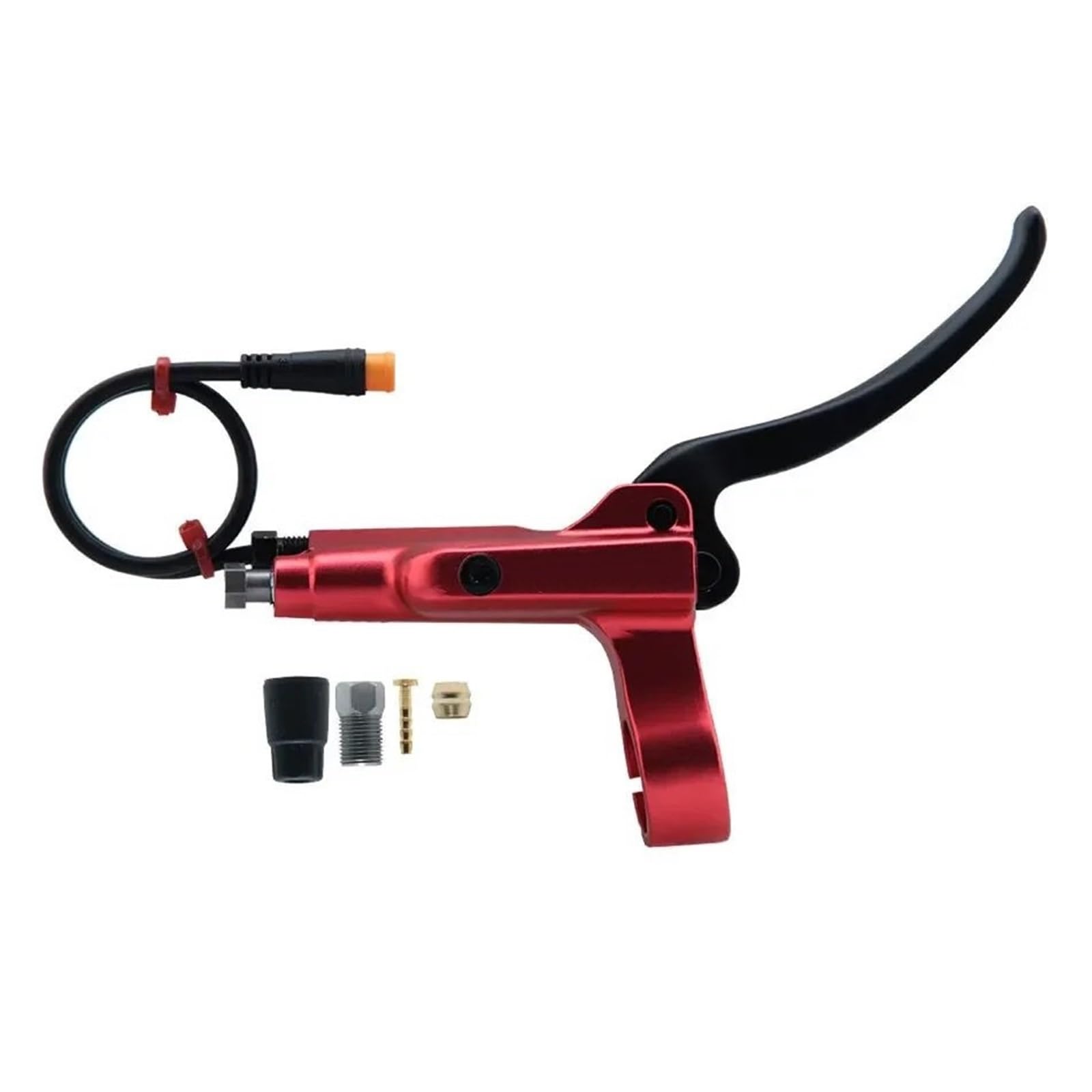 Oapncbvy Red Right Brake Handle 3 Pin For Bike Bicycle Motor Hydraulic Brakes Bikes Mountain Outdoor Cyling Accessories Bicycles Rear Brake Drum Bike Rear Brake Drum(Red Right)