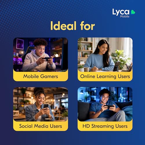 Image of Lyca Mobile USA Prepaid 5G /4G SIM Card | $59 Plan | Unlimited Talk, Text & Data | 40GB High Speed Data (25GB Hotspot) | 30 Days