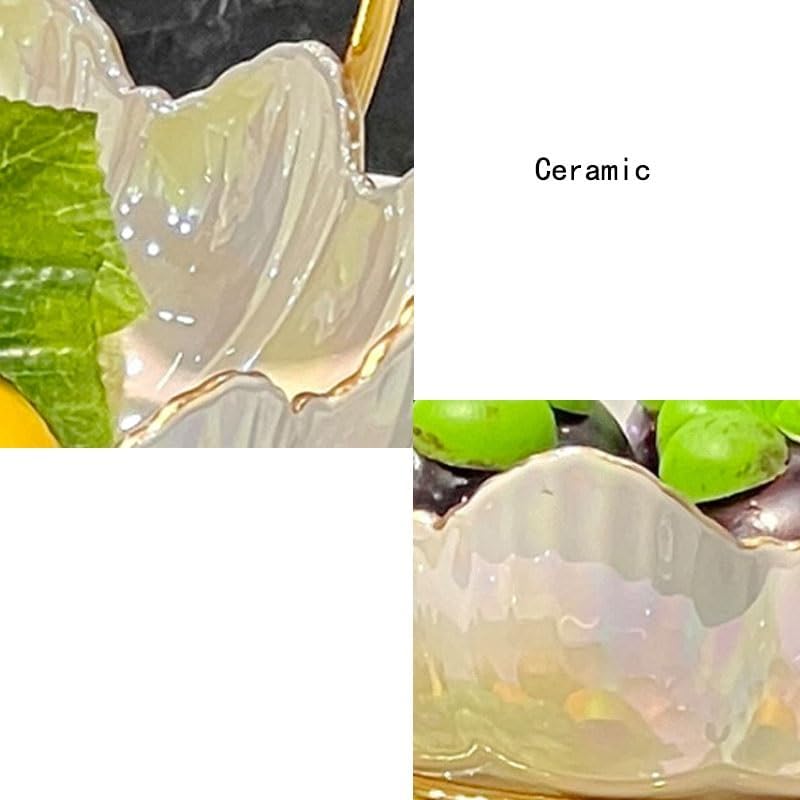 Light Luxury Ceramic Fruit Platter Multi Layered Afternoon Tea Snack Rack Candy Plate for