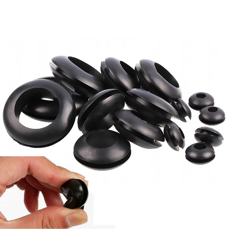 Passacavo In Gomma 20mm – Set 2/5/20 Pz – Guarnizioni Per Cavi E Protezione Hardware