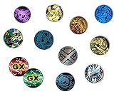 10 Random Pokemon Collectible TCG Coins Plus Custom GX Counter