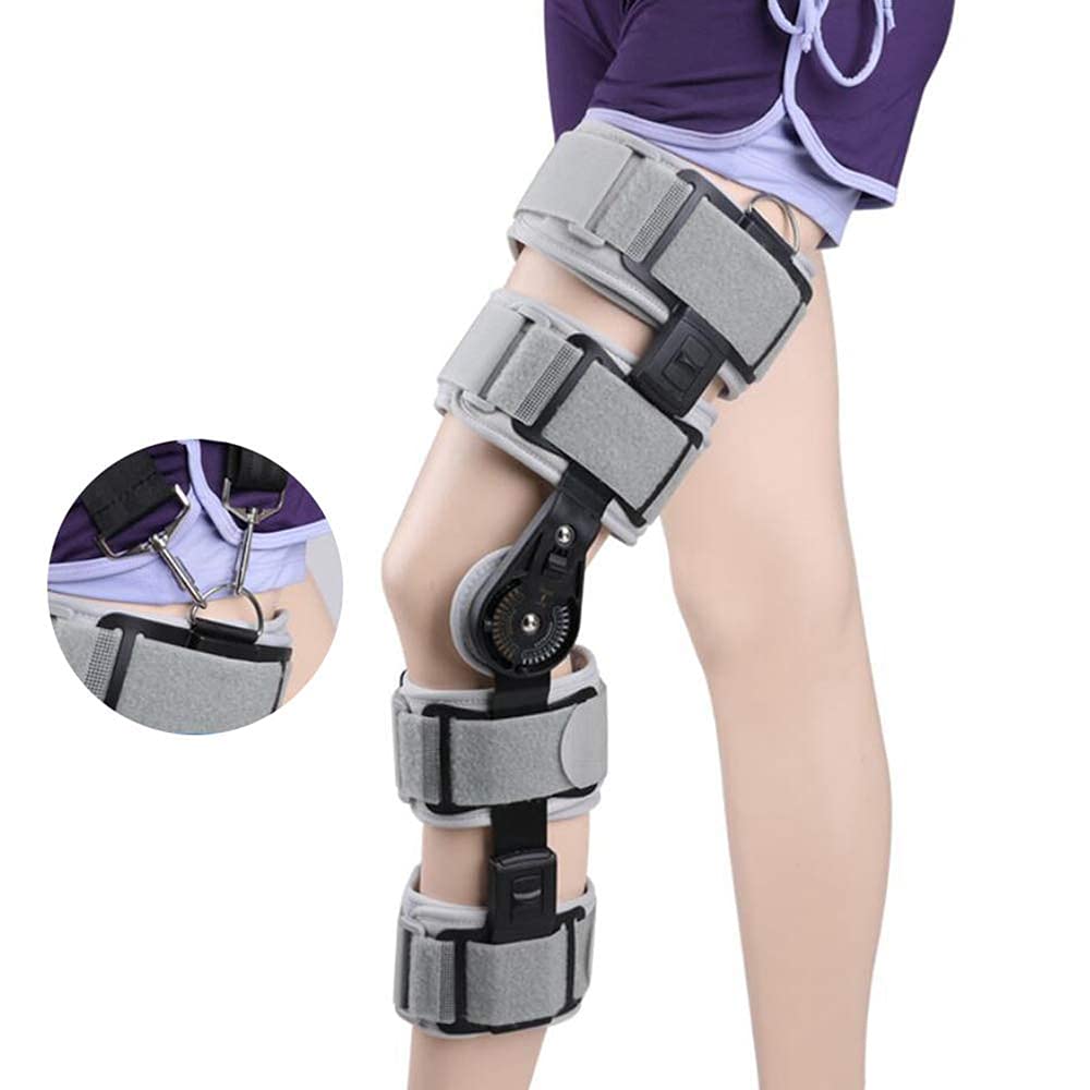 Orteza Stawu Kolanowego, Regulowany Stabilizator Kolana, Rehabilitacja Złamania, Orteza Kolana, Szyna Stabilizująca, Opaska Na Skręcenie, Uraz Łąkotki Po Operacji,With Strap Left