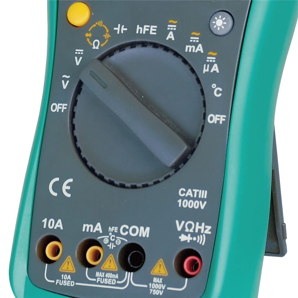 Miniatura 2 de MT-1217 Medidor de prueba de ohmios profesional estándar de seguridad Multímetro analógico de resistencia de corriente de voltaje de CA CC