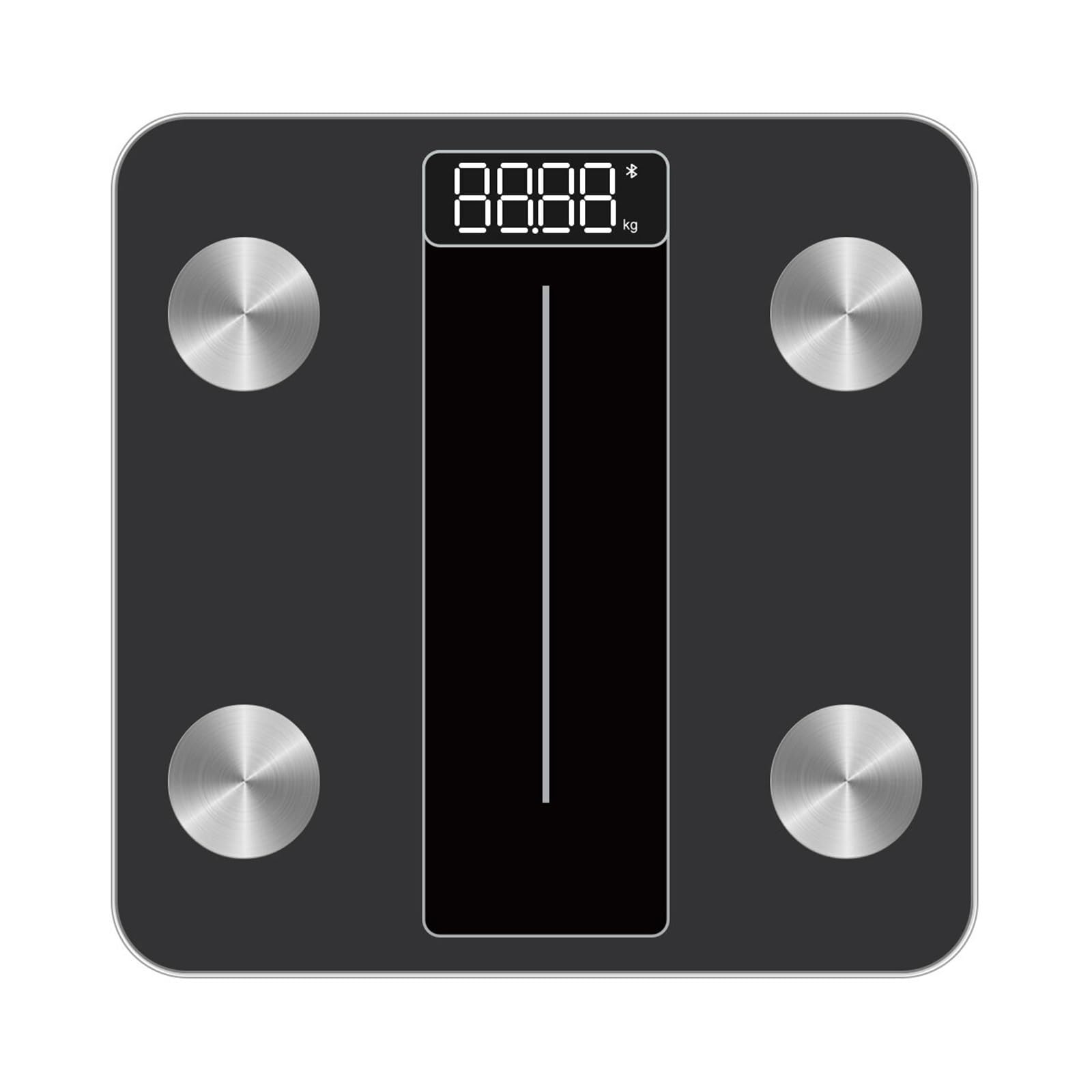 Báscula De Peso Corporal Balanza Digital BMI Grasa Bioimpedancia Bluetooth Baño Inteligente 180 KG Preciso FáCil De Leer