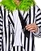 INTIMO Beetlejuice Mens' Halloween Movie Character Union Suit Costume Sleep Pajama For Adults (Large/X-Large) White