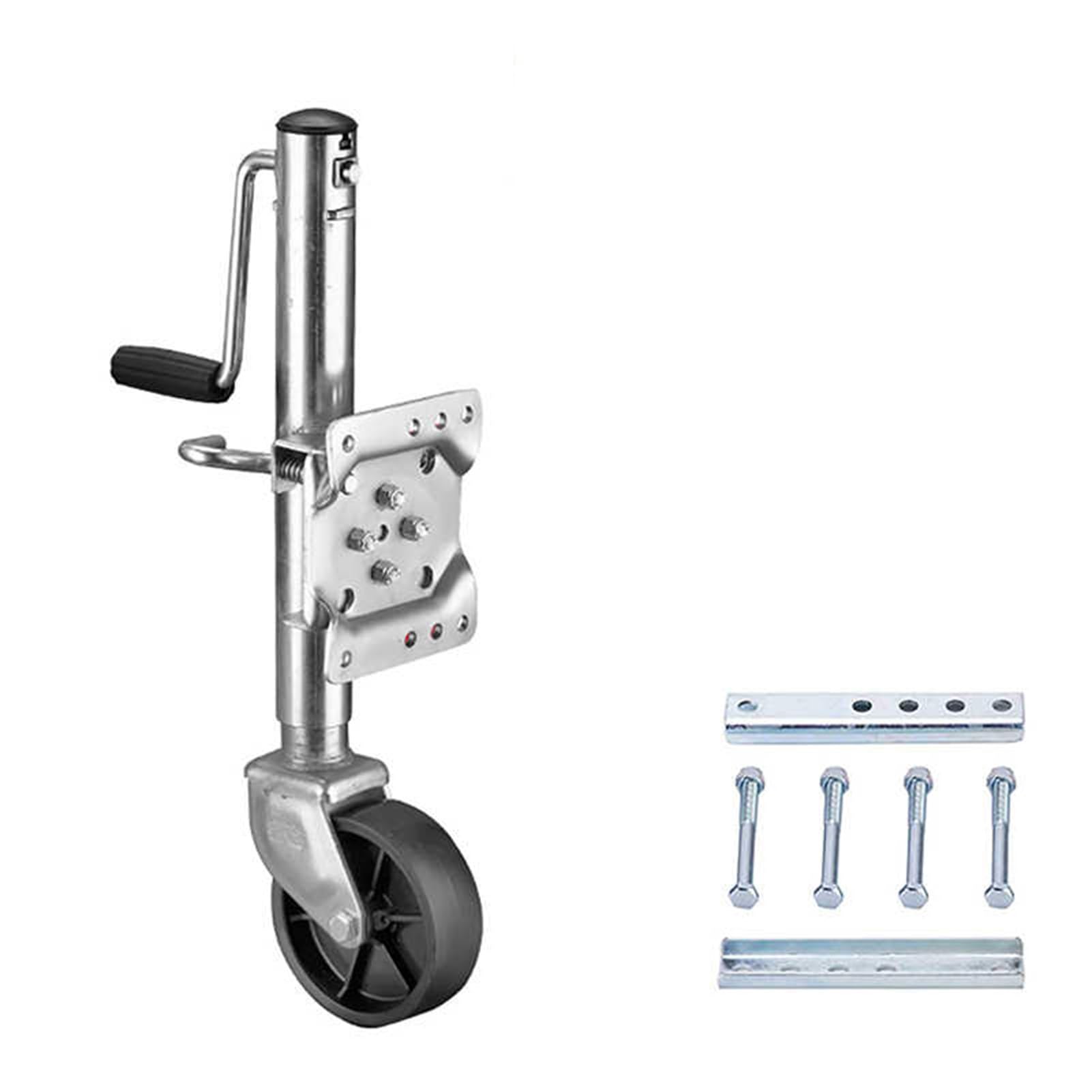 QICBYING Folding Trailer Jockey Wheel - Automatic Jockey Wheel 1200 LB Heavy Duty Jockey Wheel Trailer Nose Wheel Car Trailer Jockey Wheel Trailer, For Automatic Jockey Wheel Caravans