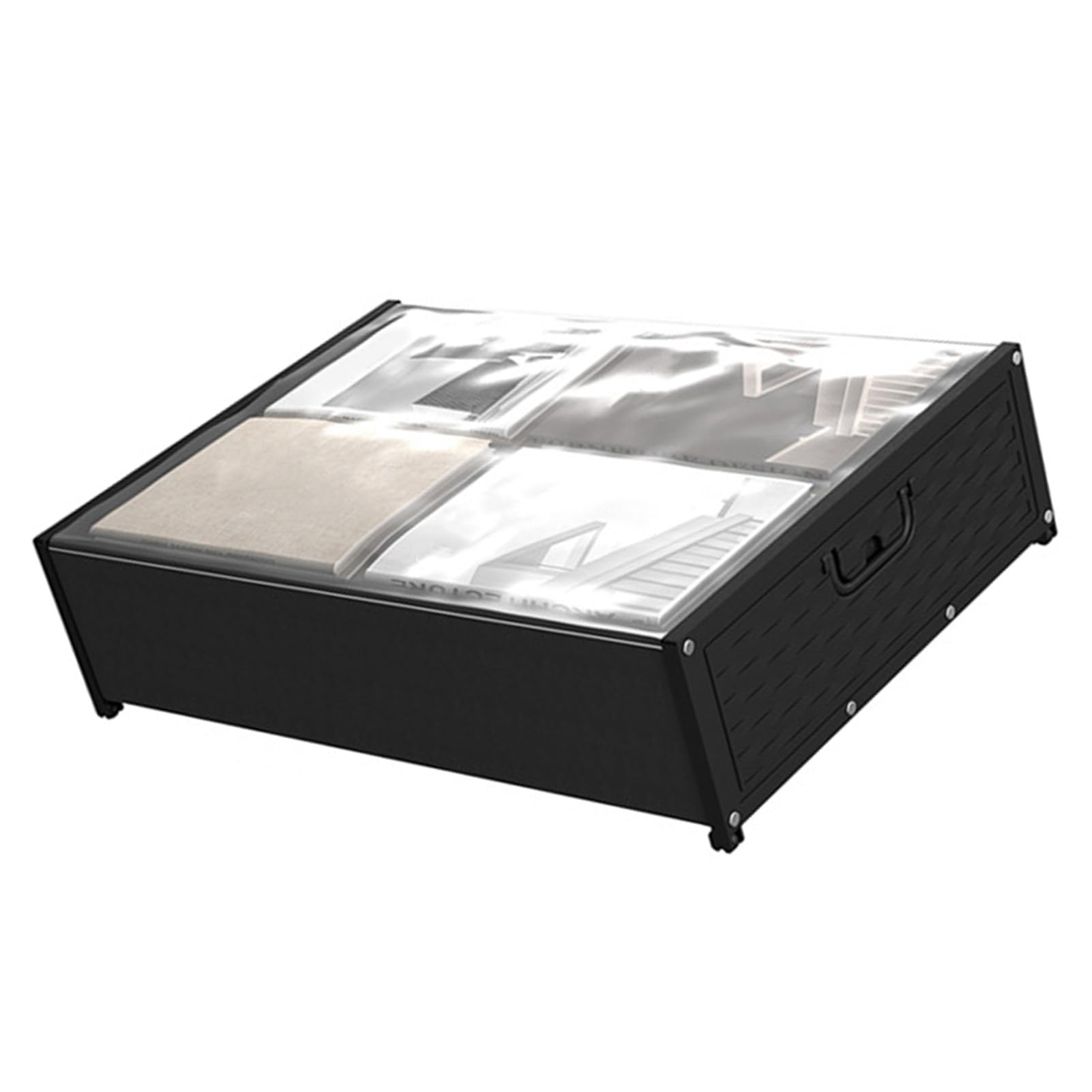 Kavolet Contenitore Sottoletto con Ruote Finestra Trasparente per Vestiti
