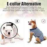 Dog Recovery Suit,Surgical Recovery Suit for Dogs Cats After Surgery,Dog Recovery Shirt for Female Male Dogs,Cone E-Collar Alternative Pet Vest,Post Operative Abdominal Wound Protector,Prevent Licking - Image 3