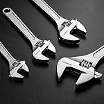 WORKPRO 4-piece Adjustable Wrench Set, Forged, Heat Treated, Chrome-plated (6-inch, 8-inch, 10-inch, 12-inch) - Image 5