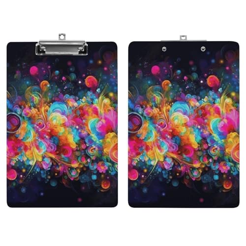 Planchette acrylique format A4 colorée pour écrire partout sans support