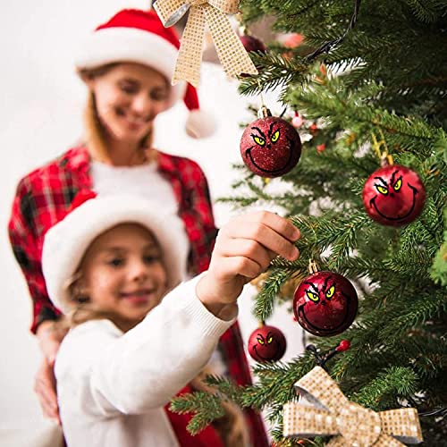 12 Pcs Christmas Stickers For Ornaments, Christmas Decorations, Christmas Decals Vinyl Sticker, Face Stickers For Cups, Stickers For Home Project, Party Decorations Supplies. #TOP4