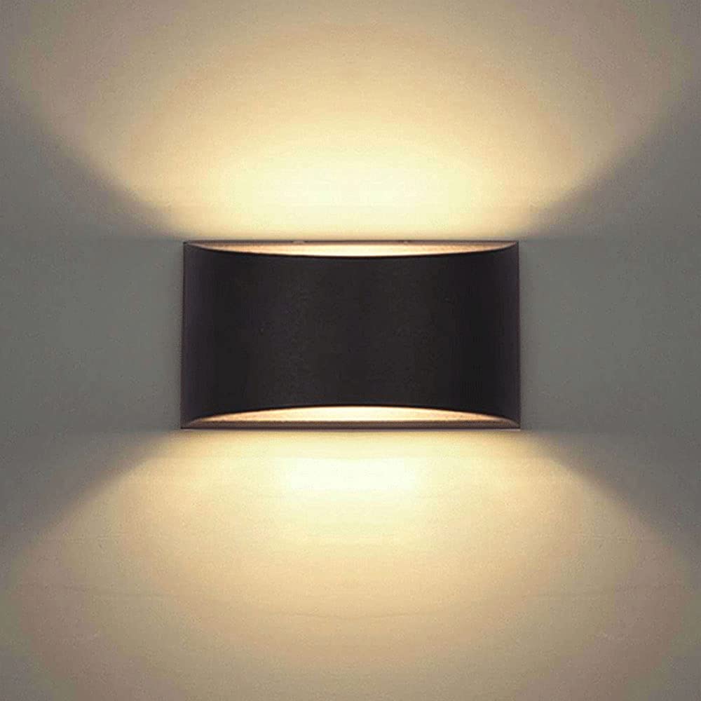 Applique da Parete Rebirth LED per Interni, Moderna, con Luce diffusa Verso l'Alto e Verso Il Basso, Lampada da Comodino, 7W, lampade montate in Alluminio per Soggiorno, Camera da