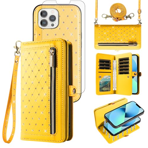 Coque iPhone 13 Pro Max 2021 fermeture magnétique et sangle