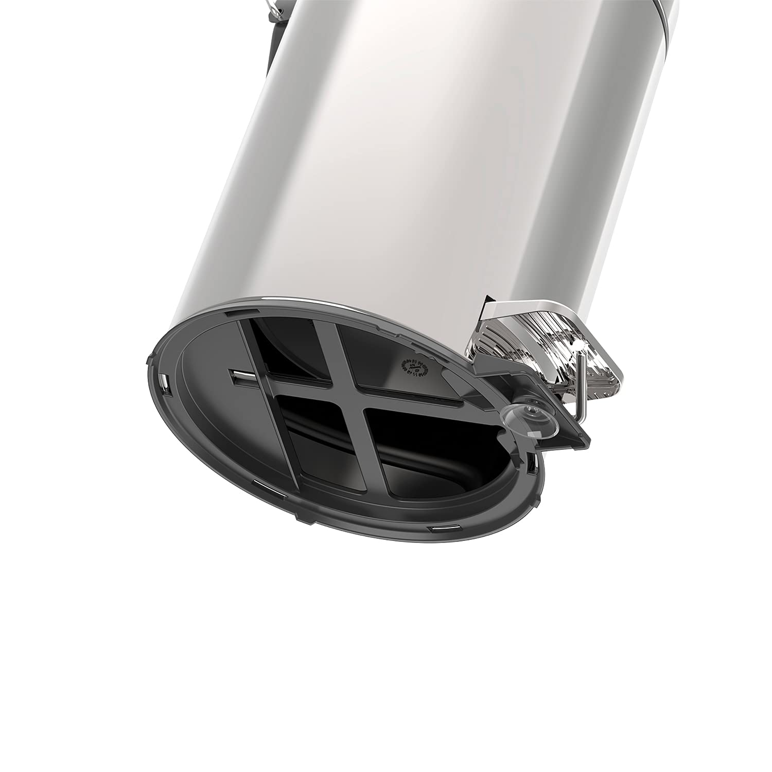 Tramontina 3L Pedal Bin – Stainless Steel Bathroom Bin with Lid, 17 cm Diameter x 27 cm Height, 94538103