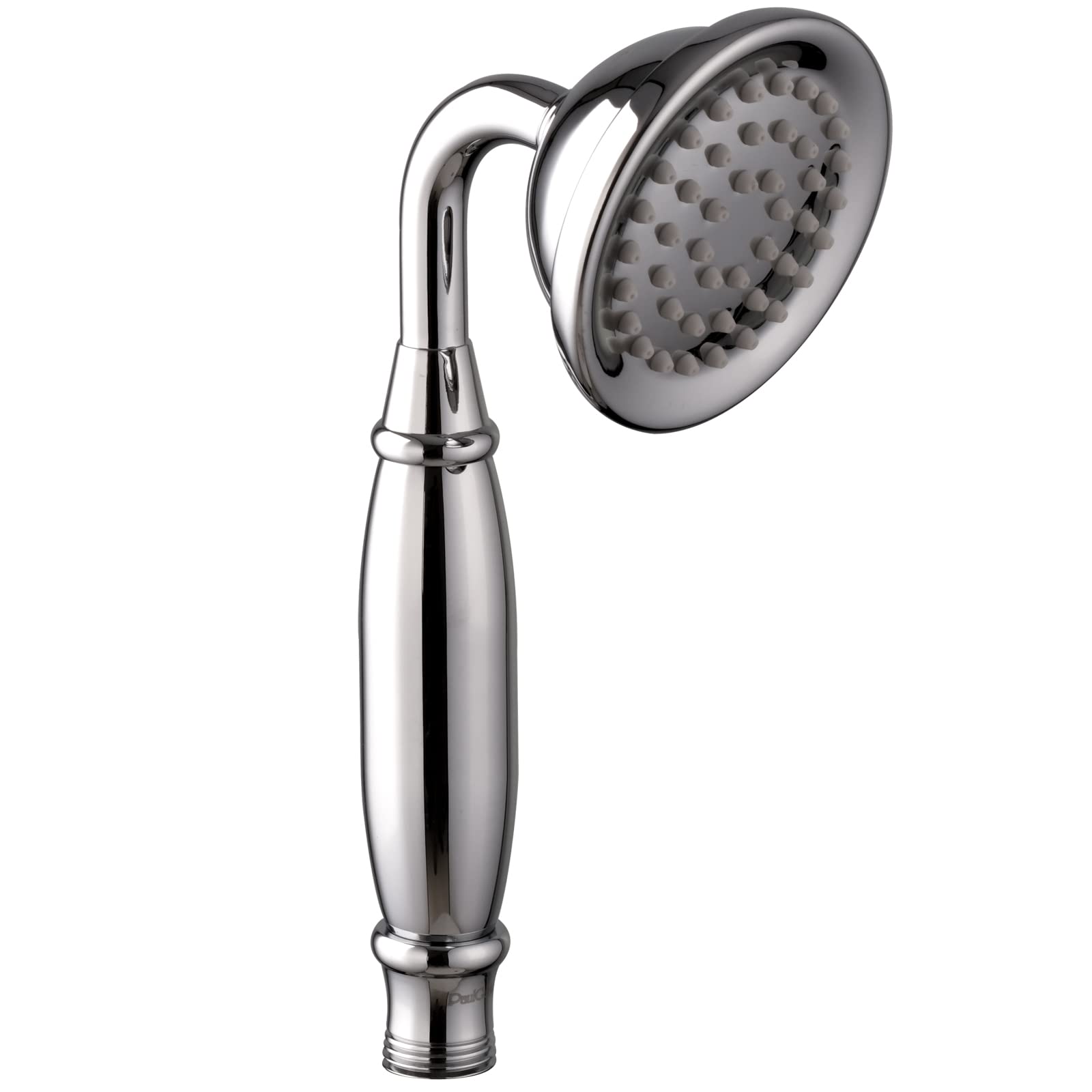 Ducha de Mano Retro Cromado Nostálgico Latón Rosca 1/2 Pulgadas Boquillas Anti-Cal