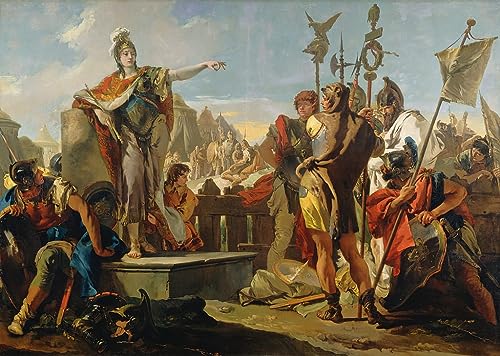 Toile Zenobia Tiepolo SERENDIPITP - Sublimer un salon avec un poster classique 50x70