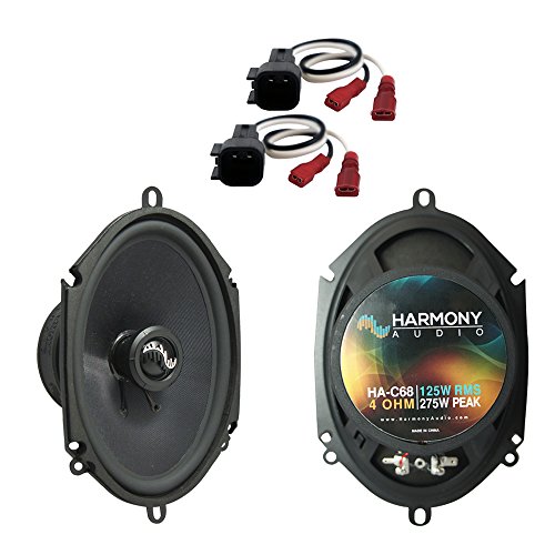 Harmony Audio Compatible with 2017 Ford F-250 HA-C68 New Front Door Replacement Speaker Premium Upgrade