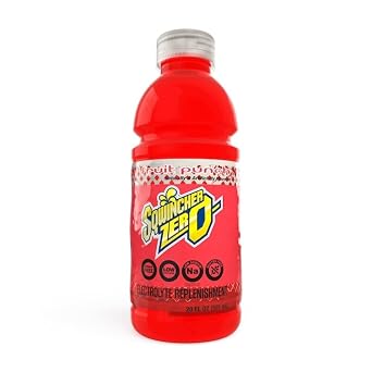 Sqwincher Zero Electrolyte Ready to Drink, Fruit Punch, 24, 20oz Bottles