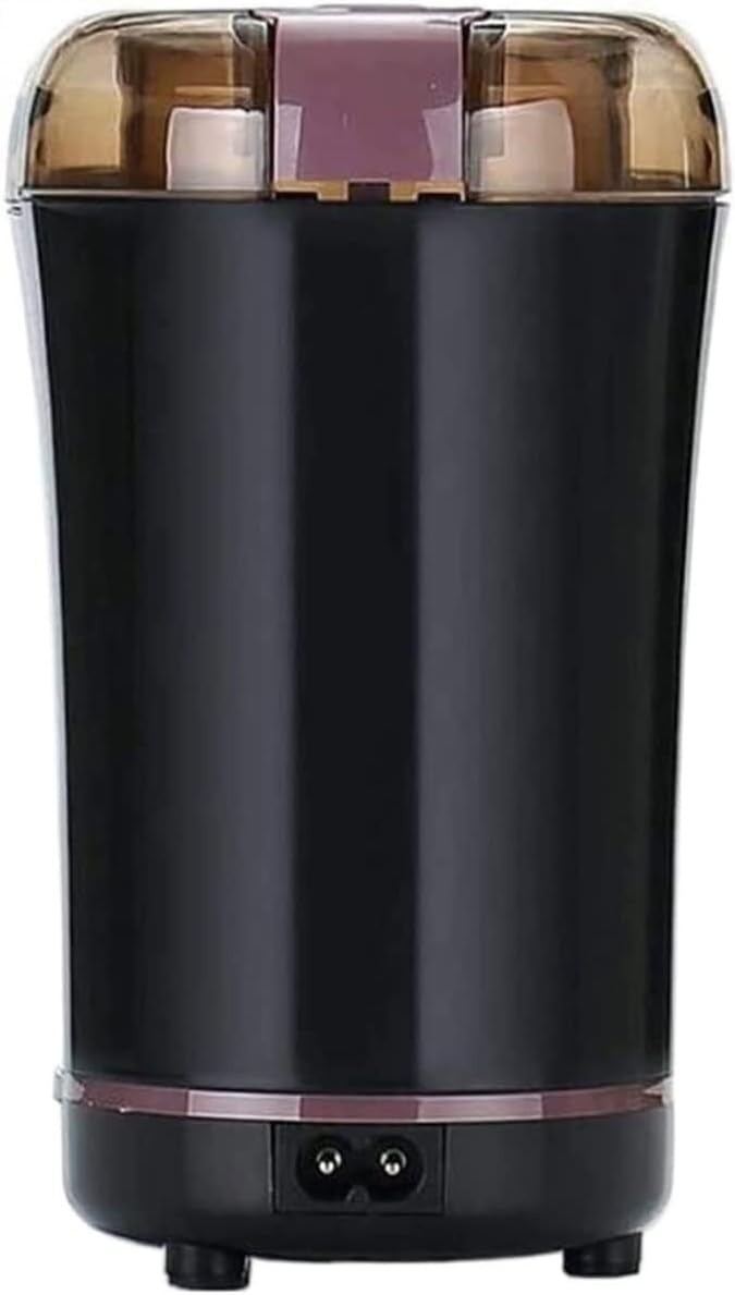 Electric Coffee Grinder for Beans, Spices, Nuts, and More, 150W Stainless Steel Blades, 50g Capacity, Coarse/Fine Grind, 12 Cups