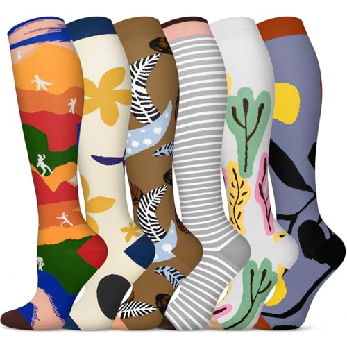 Image of Graduated Medical Compression Socks for Women&Men 20-30mmhg Knee High Sock