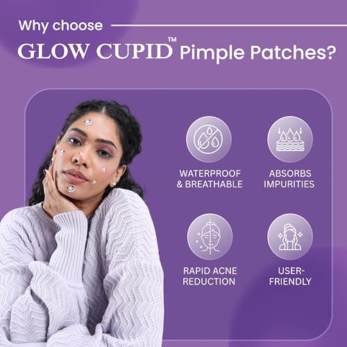 Image of Hydrocolloid Acne Pimple Patch with Tea Tree Oil & Calendula | Fast Healing | Absorbs Pus & Oil | Waterproof & Skin-Friendly Pimple Patches | Panda Shape - 36 Patches.