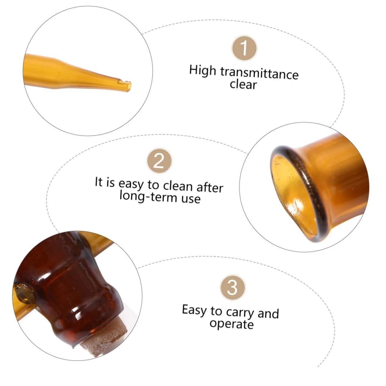 Buretta Acida, 10ml Vetreria da Laboratorio Chimico con Rubinetto - Durevole ed Educativo