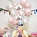 15th Birthday Decorations Party Supplies,15th Birthday Balloons Rose Gold,Number 15 Mylar Balloon,Latex Balloon Decoration,Sweet 15th Birthday for Photo Props