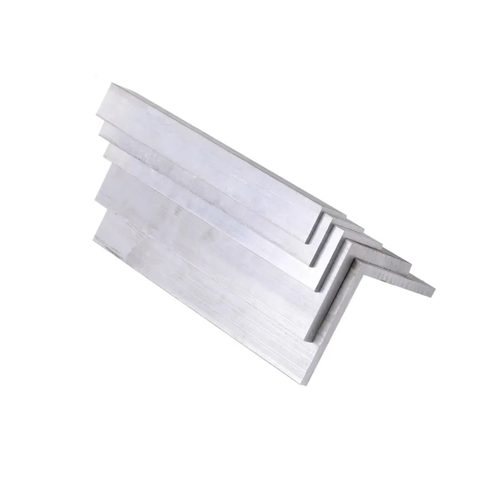 Perfil en U aluminio Aluminio en ángulo recto 6063, aleación de aluminio forma L, perfil triangular con borde, materiales decoración(Thick 5mm,245mm)