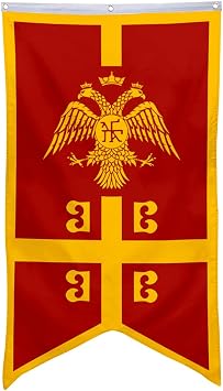 Bayyon Byzantine Empire Banner Flag 30x50 Inch Man Cave Home Office Bed Room Decor