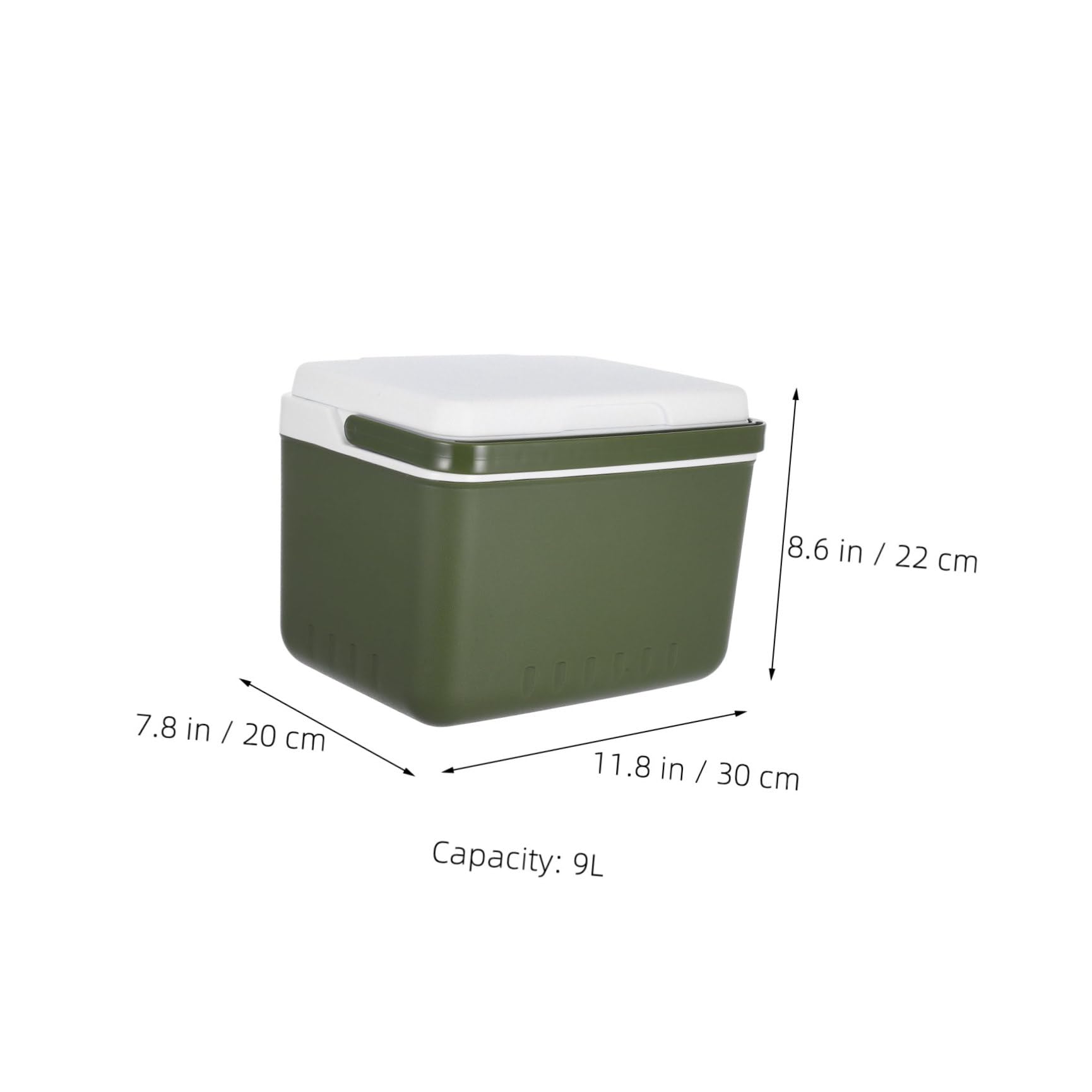Glacière Isotherme Portable Isolation Longue Durée 9l pour Boissons et Snacks, Matériau PE et Polystyrène pour Pique-niques et Voyages en Plein Air