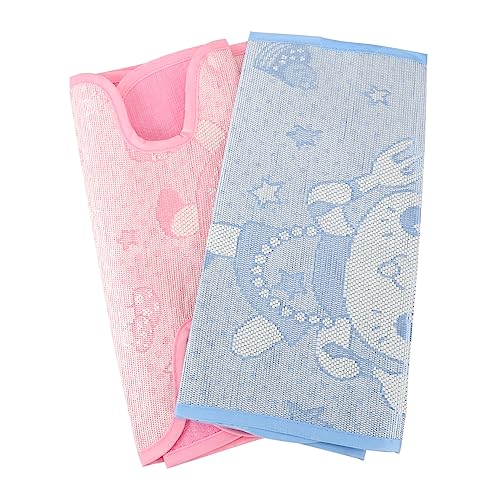 ibasenice 2個夏用ベビーカーマット 冷却 ベビークールマット 軽量 不織布素材 通気性 持ち運び便利 ダイニングチェアにも対応