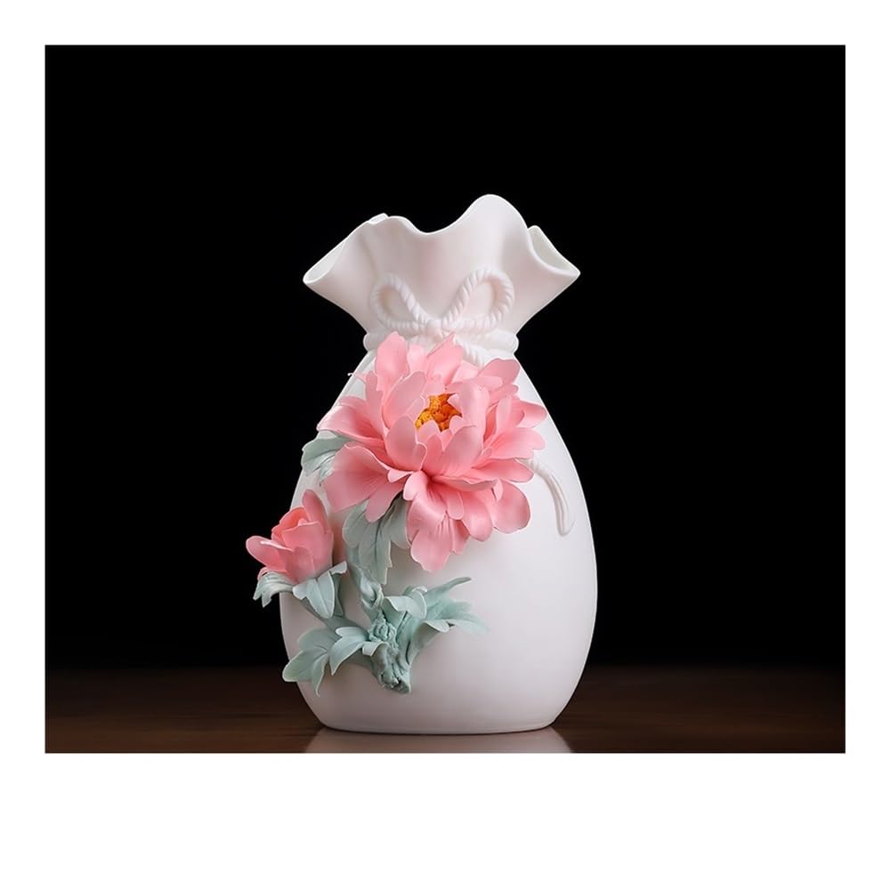 Vase en céramique fait à la main TUSUOD, ornements de bureau et salon