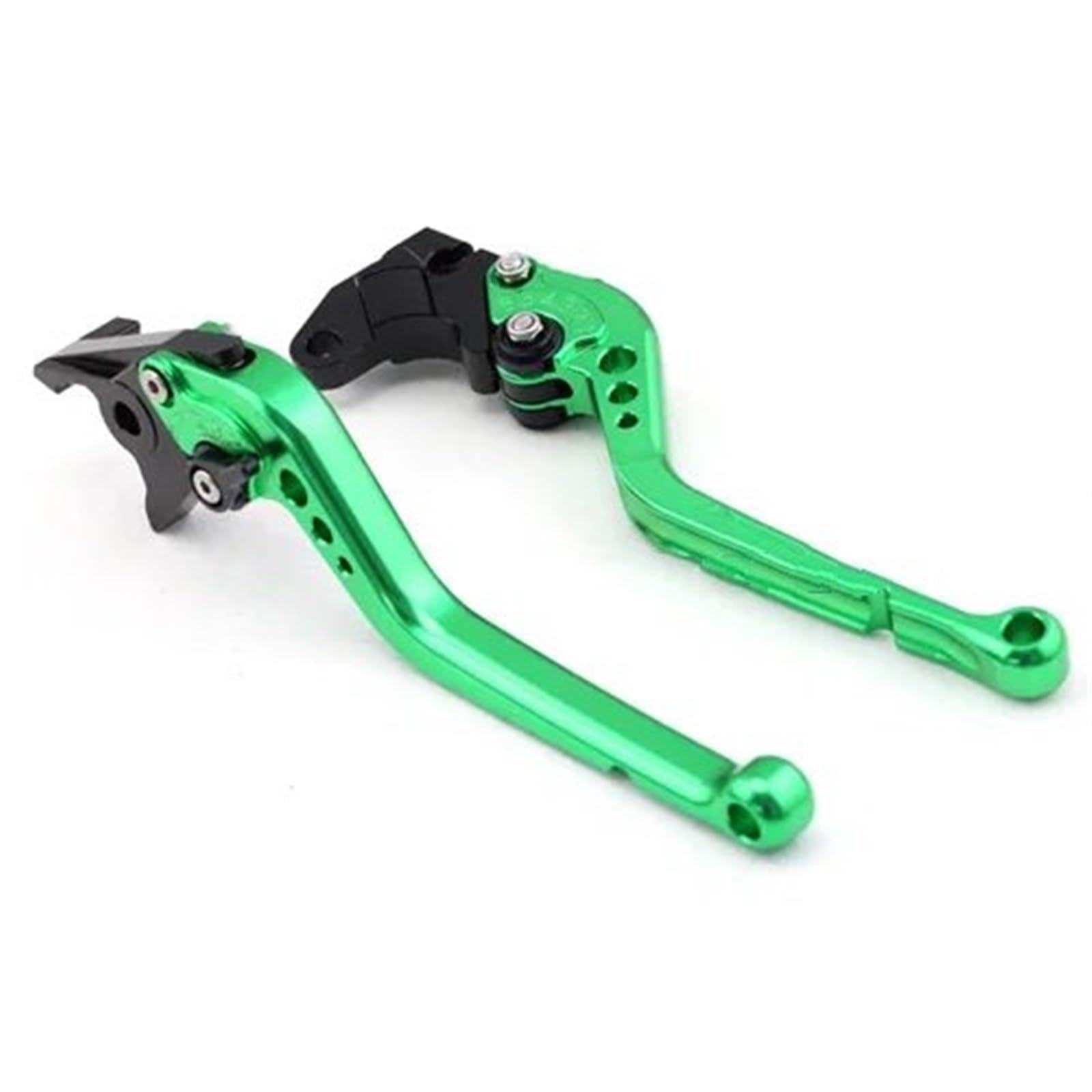 Kkmnaif Long Green Brake Clutch Lever Motorcycle Short/Long Brake Clutch Levers For For Z750 Z750s Er6n Er6f Zrx400 Zxr400 Zzr 400/600 Zr750 Zephyr Gpz500s W800