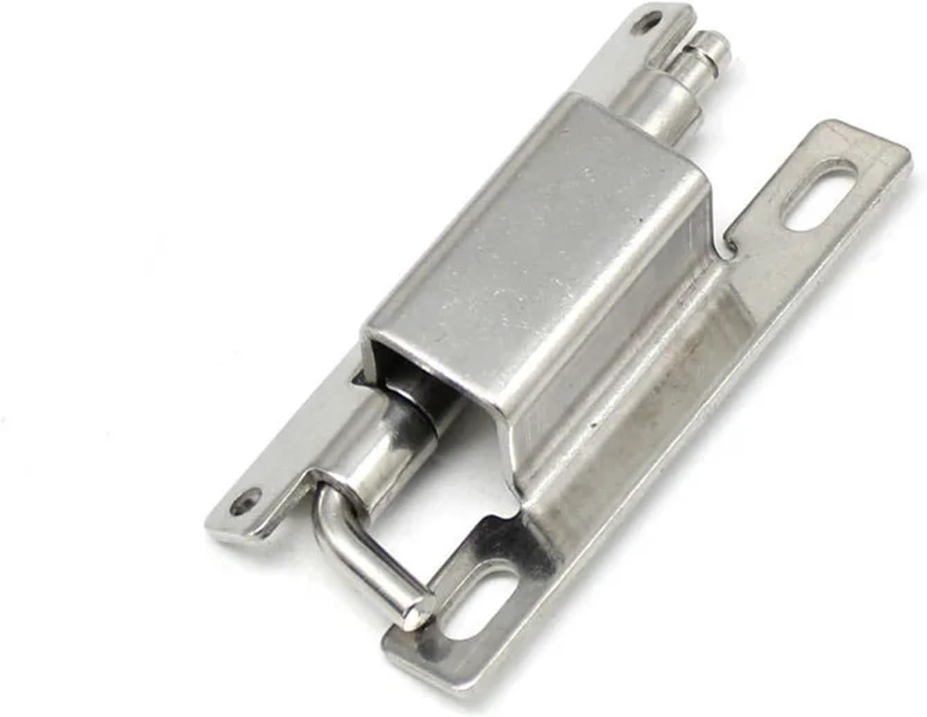 304 Stainless Steel Removable Waist Hole Movable Folding Hinge for Box Cabinets 1Pcs(304SS)