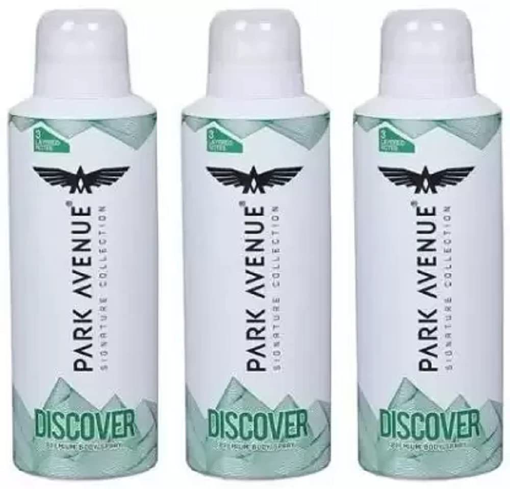 Park Avenue Unisex Adult Signature Collection Discover Fresh Premium Body Spray 150+150+150 Ml Body Spray (450 Ml, Pack Of 3)-image-46