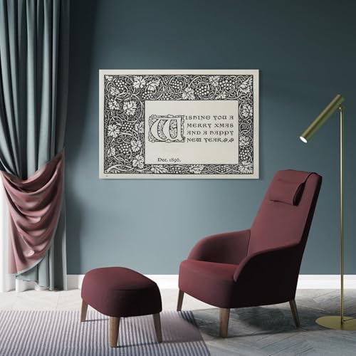 Toile William Morris de Noël 20x30 tableau décoration murale salon - 4