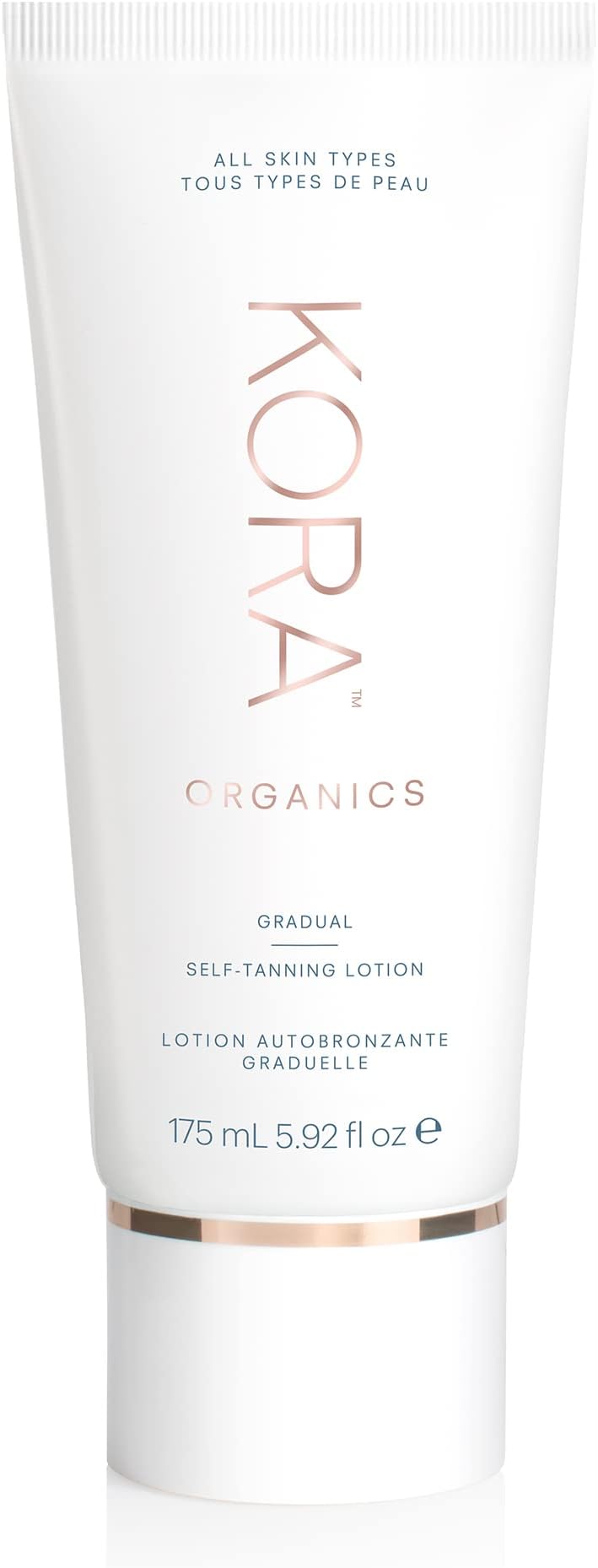 Gradual Self-Tanning Lotion, All Skin Tones, Quick Drying, Certified Organic, Cruelty Free, 5.92 oz