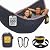 Wise Owl Outfitters Hammock for Camping Double Hammocks Gear for The Outdoors Backpacking Survival or Travel - Portable Lightweight Parachute Nylon DO Charcoal Rose