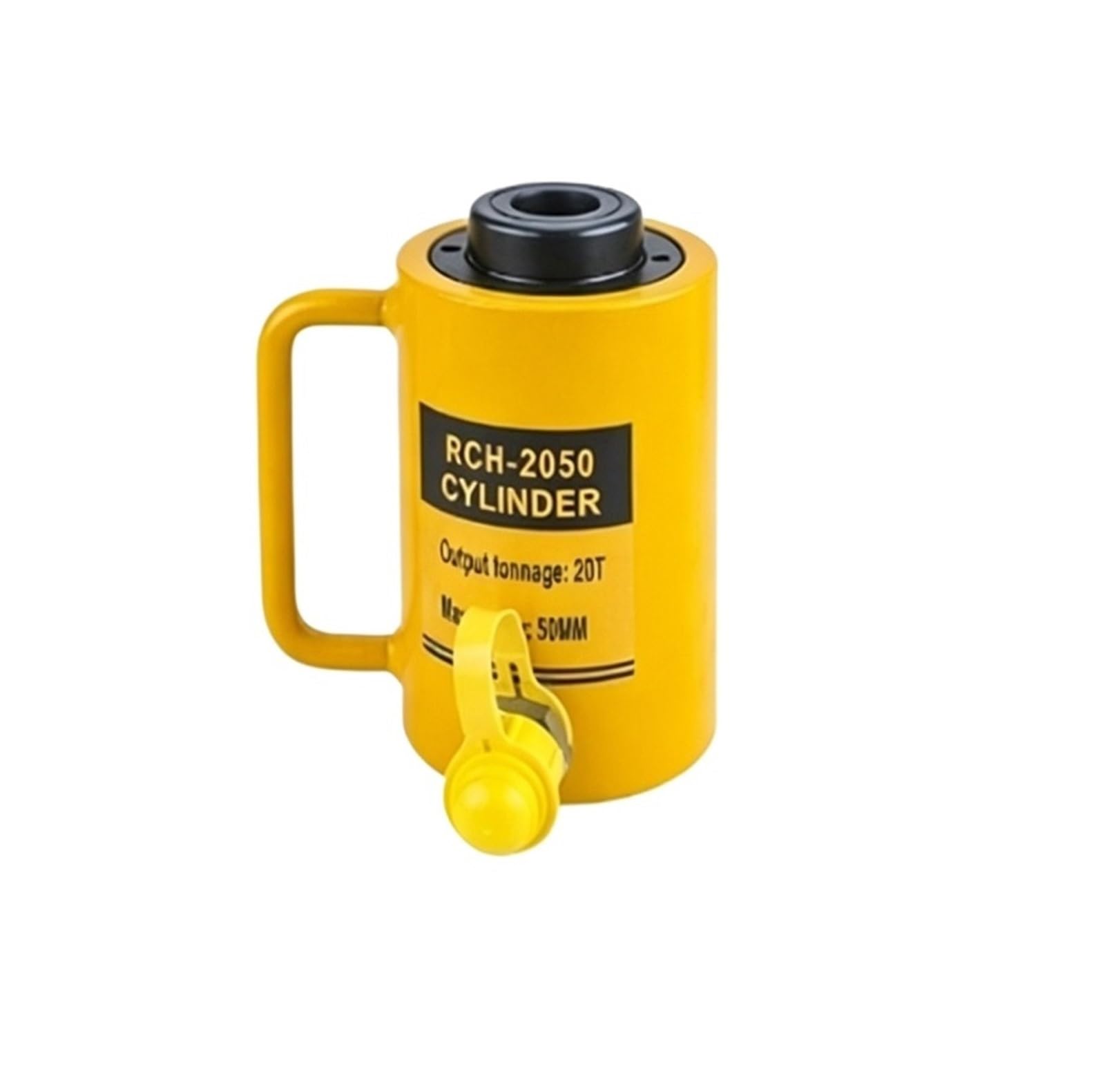 DUOCAI Hydraulic Ram Jack Multi-Section Stroke Hydraulic cylinder, electric split type RCH-20T30T60T100 ton hollow jack(20T50mm)