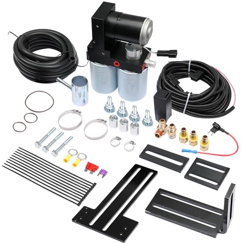165GPH Diesel Fuel Lift Pump System Compatible with Chevy GMC Duramax 2001-2010 6.6L Replaces OE Number TS C10 165G TSC10165G