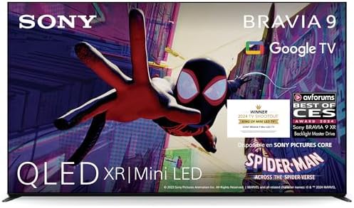Sony BRAVIA 9 QLED XR, Mini LED 65 Pulgadas 4K HDR Google Smart T...