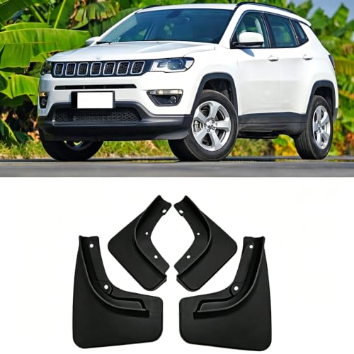 Garde-Boue pour Jeep Compass 2017-2023 - Accessoires Auto Noirs - 2
