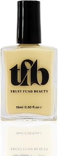 Trust Fund Beauty Nail Polish - Never Boring, Glossy Shine, 15mL, 0.5 fl. oz. Vegan, Cruelty-Free, 21-Free (Creamy Desaturated Yellow)