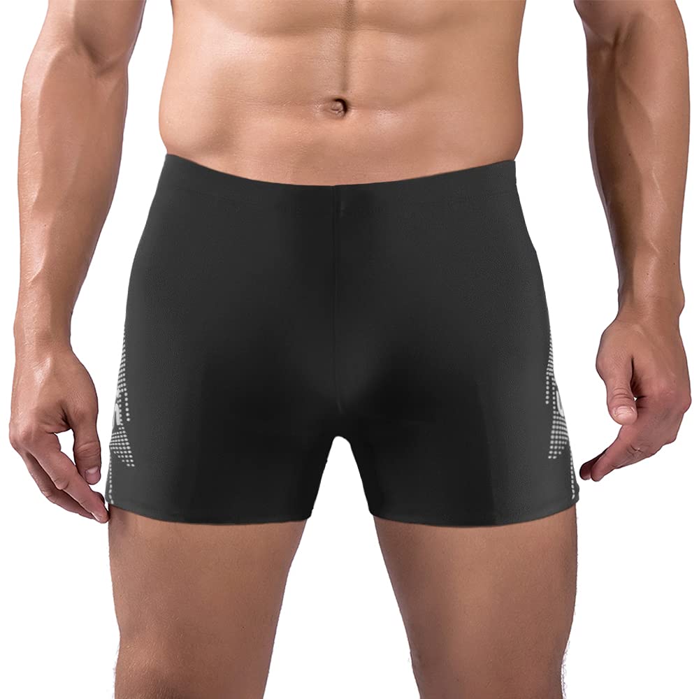 decdeal Men's Swim Trunks Shorts Elastic Waist Diving Shorts Quick Dry Surfing Shorts for Beach Sun Bathing XL/2XL/3XL/4XL/5XL Grey-picture-25